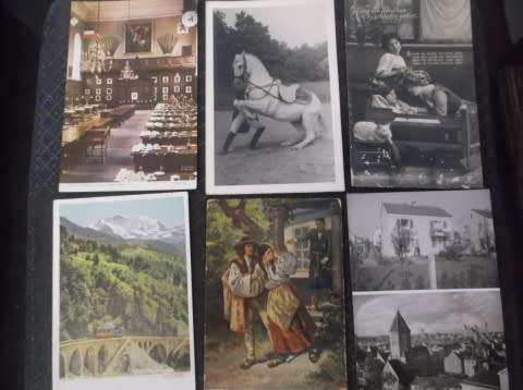POSTCARDS : 21 VINTAGE / FOREIGN POSTCARDS 1913 ONWARDS